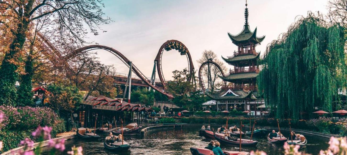 Tivoli Gardens in Copenhagen