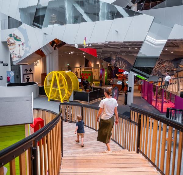 Family at Experimentarium in Copenhagen